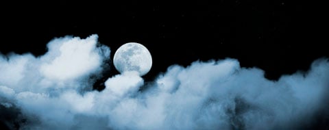 The moon is my hero.