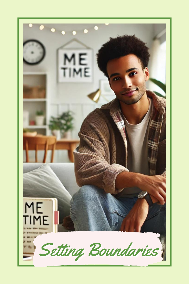 Man enjoying peace having set personal boundaries