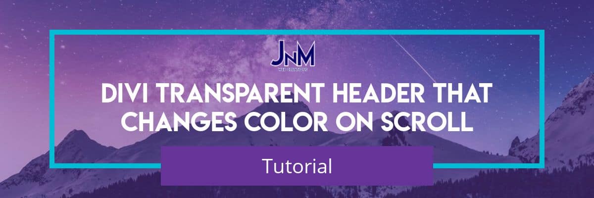 Divi Transparent header change color on Scroll Divi Transparent header change color on Scroll