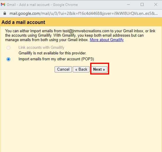How to use Gmail to check and send Cpanel Emails 10 Add send mail 3 gmail