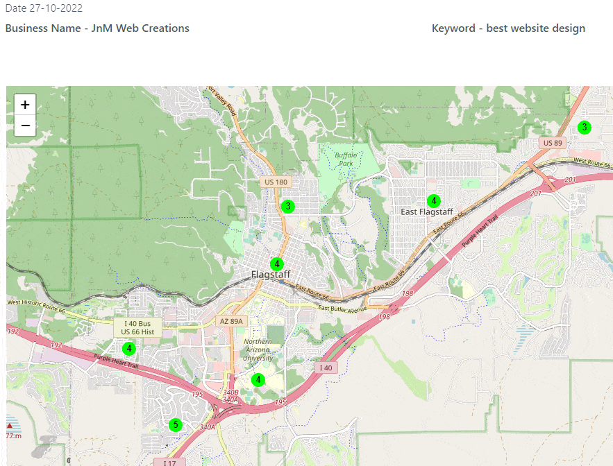 Flagstaff SEO Agency JNM Web Creations Best Website Design Map Flagstaff SEO Agency JNM Web Creations Best Website Design Map