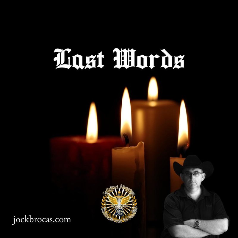 last words before death