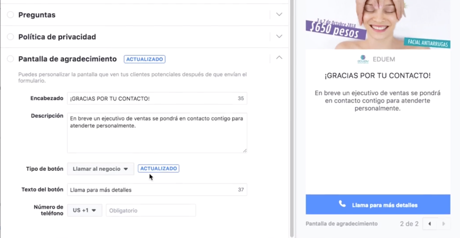 anuncios de Clientes Potenciales en Facebook ¡Ahora-empecemos-a-crear-nuestro-anuncio-de-clientes-potenciales-formulario-gracias2