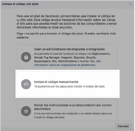 Cómo hacer una campaña de conversión en Facebook PASO-1-El-pixel-de-Facebook-y-la-conversion-instalar