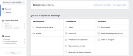 tipos de campañas en facebook Como-hacer-un-anuncio-en-Facebook-para-vender-objetivo