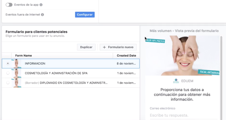 anuncios de Clientes Potenciales en Facebook ¡Ahora-empecemos-a-crear-nuestro-anuncio-de-clientes-potenciales-link