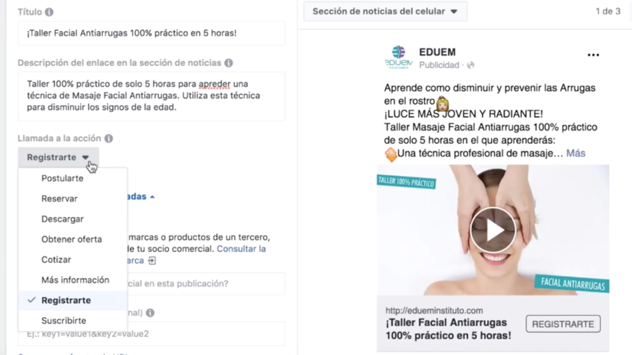anuncios de Clientes Potenciales en Facebook ¡Ahora-empecemos-a-crear-nuestro-anuncio-de-clientes-potenciales-descripcion-2
