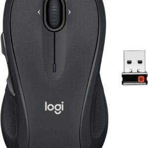 Logitech M510 Wireless Computer Mouse for PC with USB Unifying Receiver - Graphite