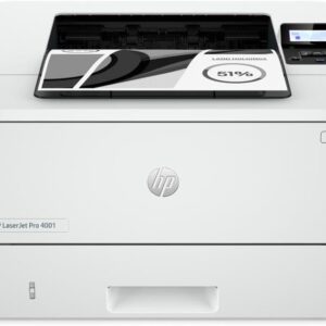 HP LaserJet Pro 4001dw Wireless Black & White Printer, Best-for-Office (2Z601F)