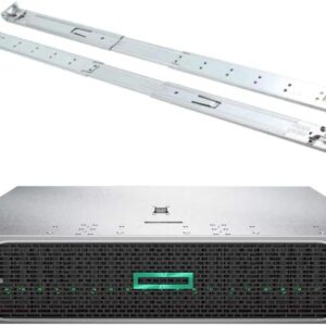 HPE ProLiant DL380 Gen10 2U Rack Server Bundle with Dual Xeon 6130 2.10 GHz, 256GB DDR4 Memory, 7.68TB Enterprise SSD Storage, RAID, Dual Power, iLO, Rail Kit