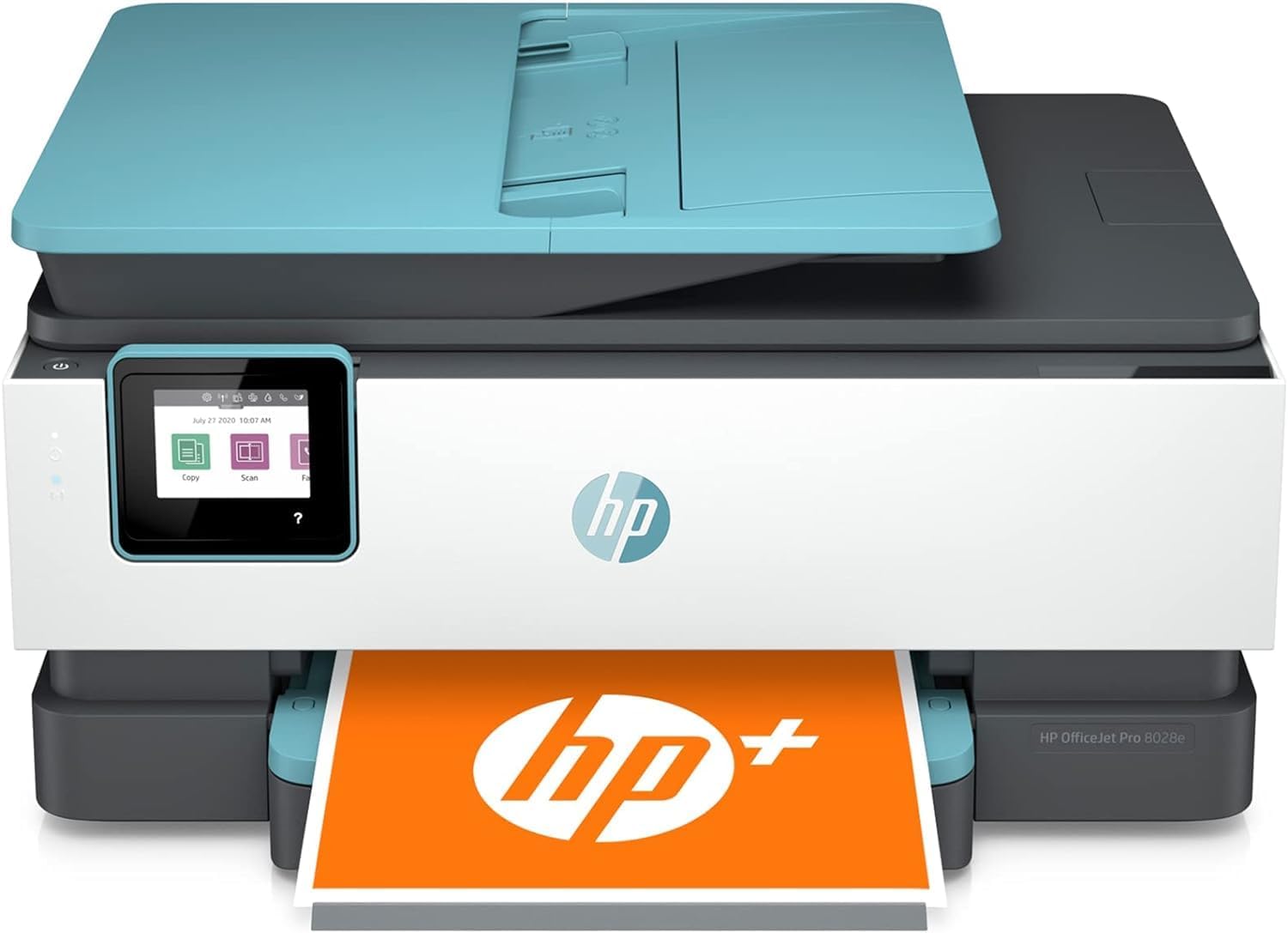 HP OfficeJet Pro 8028e All in One Wireless Printer Scanner Copier Fax Inkjet Print 2.7 Inch Touchscreen 2 Months of Instant Ink 2-Year HP Warranty 20 ppm Black 10 ppm Color Home Office Use (Renewed) - Image 2