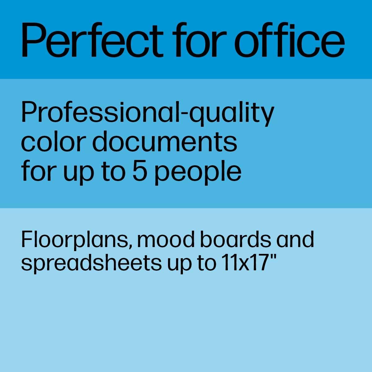 HP OfficeJet Pro 9730e Wide Format Wireless All-in-One Color Inkjet Printer, Print, scan, Copy up to 11x17', ADF, Duplex Printing Best for Office, 3 Months of Instant Ink Included (537P6A) - Image 6