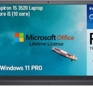 Dell Inspiron 15 3000 3520 Touchscreen Laptop Computer, 15.6 Inch FHD Touch Screen Business Laptop PC, Intel Core i5 Laptop (10-Cores),16GB RAM 1TB SSD,Windows 11 Pro Lifetime Office,10 Key Number Pad