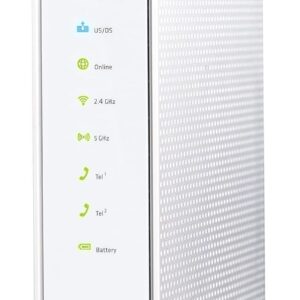 ARRIS Surfboard (24x8) DOCSIS 3.0 Cable Modem Plus AC1750 Dual Band Wi-Fi Router and Xfinity Telephone, 1 Gbps Max Speed, Certified for Comcast Xfinity Only (SVG2482AC) (Renewed)