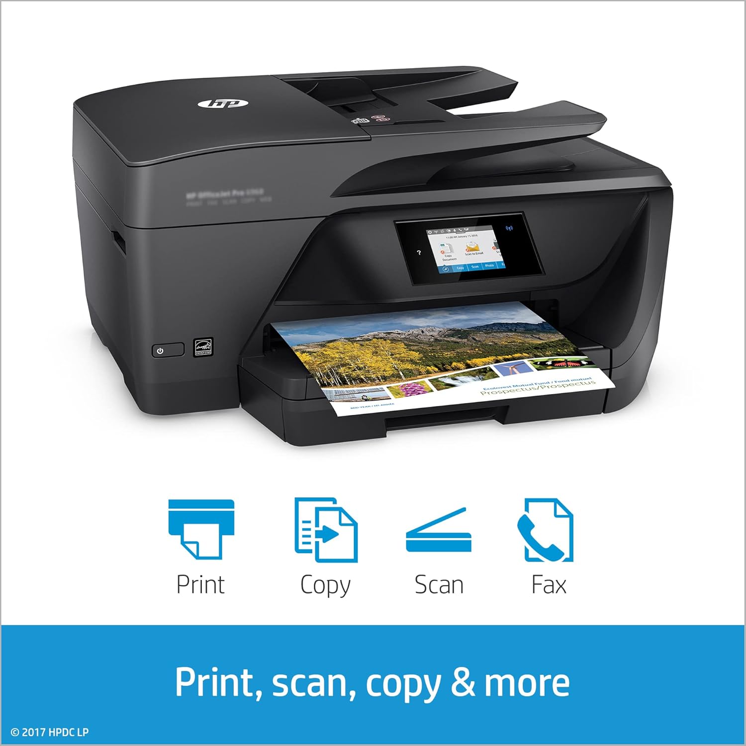 HP OfficeJet Pro 6978 All-in-One Wireless Color Printer, HP Instant Ink, Works with Alexa (T0F29A) - Image 7