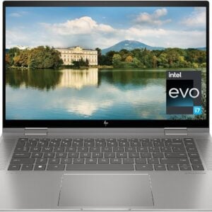 HP ENVY x360 15 inch Laptop, FHD Touch Display, Intel Evo powered by 13th Gen Intel Core i7-1355U, 8 GB RAM, 512 GB SSD, Intel Iris Xe Graphics, Windows 11 Home, 15-ew1010nr (2023), silver