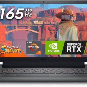 Dell G15 5535 Gaming Laptop - 15.6-inch FHD (1920x1080) 165Hz 3ms Display, AMD Ryzen 7-7840HS Processor, 16 GB DDR5 RAM, 512 GB SSD, NVIDIA GeForce RTX 4060, Windows 11 Home - Dark Shadow Gray