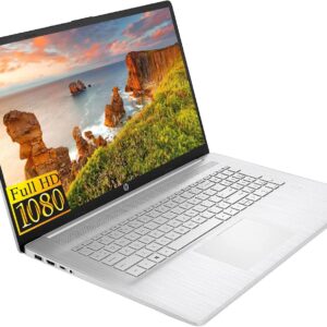 HP 17 inch Laptop for Business and Students, 17.3" FHD Display, AMD Ryzen 5 5500U(Beat i7-11370H), 16GB RAM, 1TB SSD, Fingerprint Reader, WiFi, HDMI, USB-C, Webcam, Win11, BWE Accessories