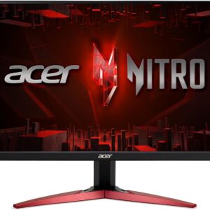 Acer Nitro 23.8" Full HD 1920 x 1080 PC Gaming IPS Monitor | AMD FreeSync Premium | 180Hz Refresh | Up to 0.5ms | HDR10 Support | 99% sRGB | 1 x Display Port 1.2 & 2 x HDMI 2.0 | KG241Y M3biip