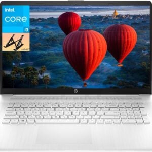 HP 17.3 inch Laptop for Business and Student, Intel Core i3-1125G4 Processor, 16GB RAM, 1TB SSD, Intel UHD Graphics, Anti-Glare, Webcam, Windows 11 S, Bundle with JAWFOAL Laptop Stand