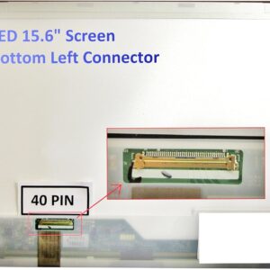 Toshiba SATELLITE C55-B5300 Laptop Screen 15.6 LED BOTTOM LEFT WXGA HD