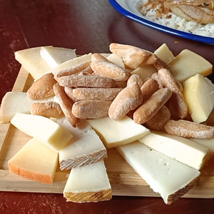 Taula formatges pastor / tabla de quesos de pastor