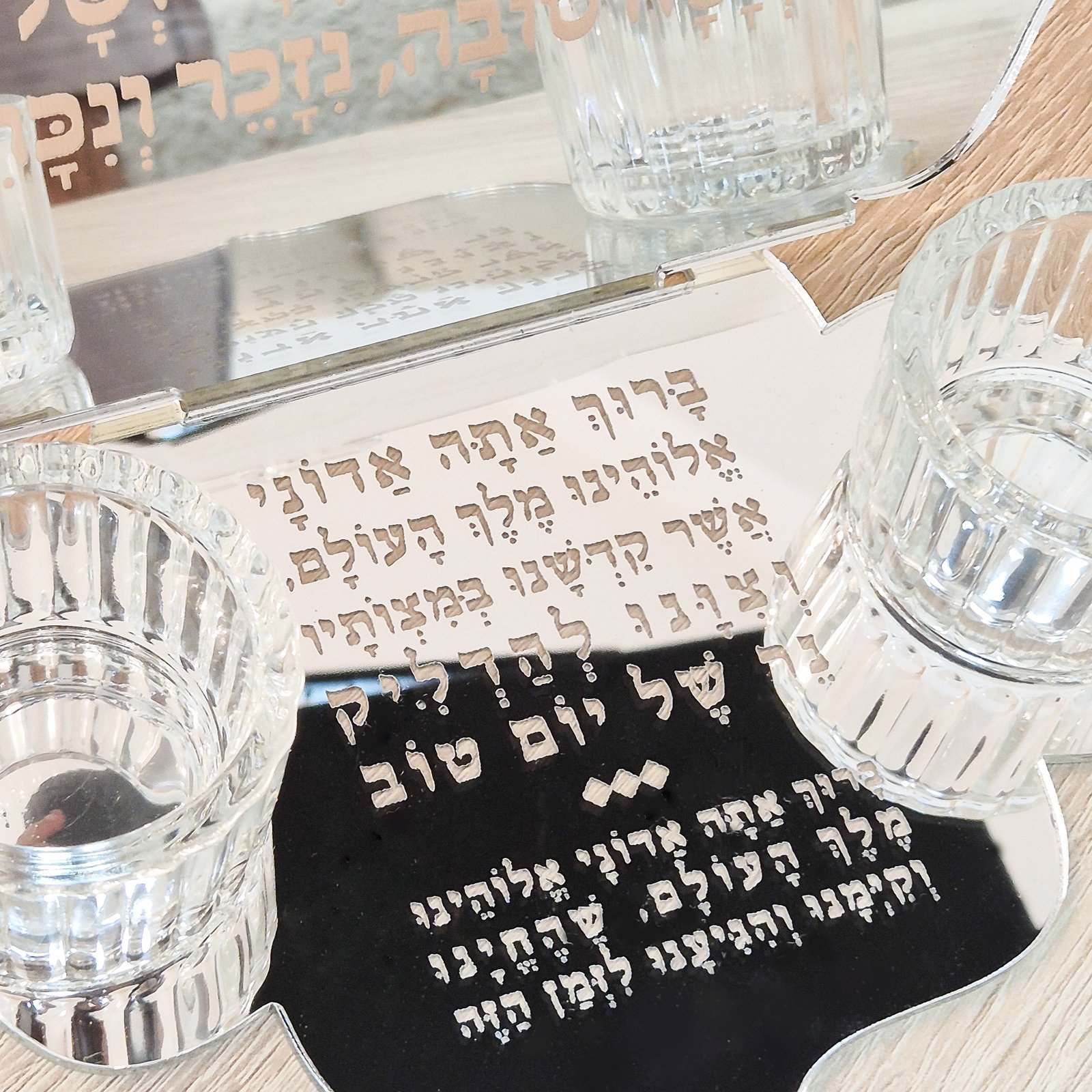 ⁦מעמד נרות לחגי תשרי מתנה לחג משפחתי⁩ – תמונה ⁦3⁩