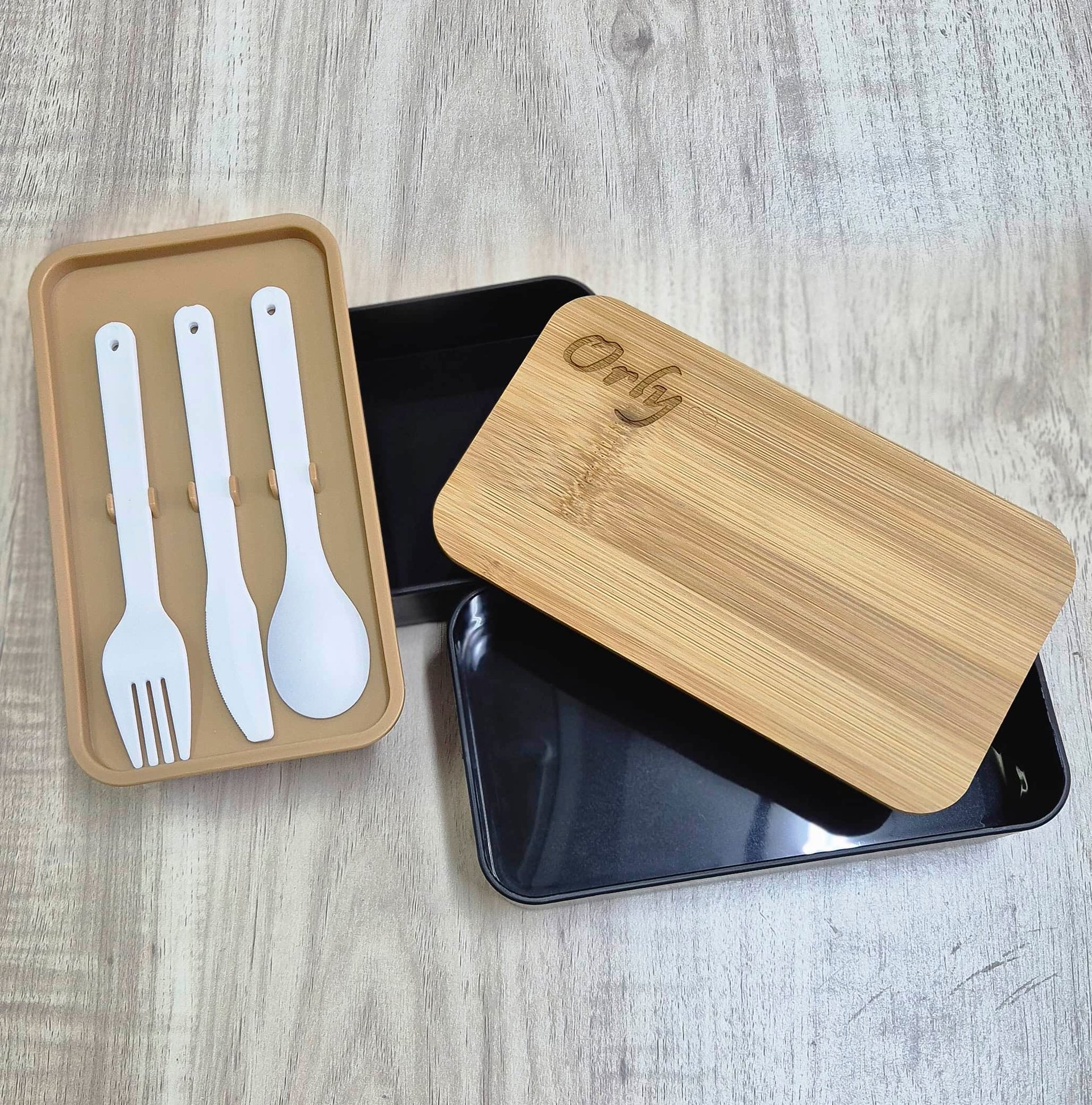 ⁦קופסת אוכל פרימיום בחריטה אישית⁩ – תמונה ⁦3⁩