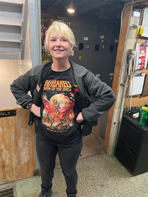 Ace Employees Standing in Aisle