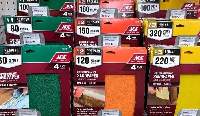 Sandpaper available at Owenhouse Ace Hardware Bozeman