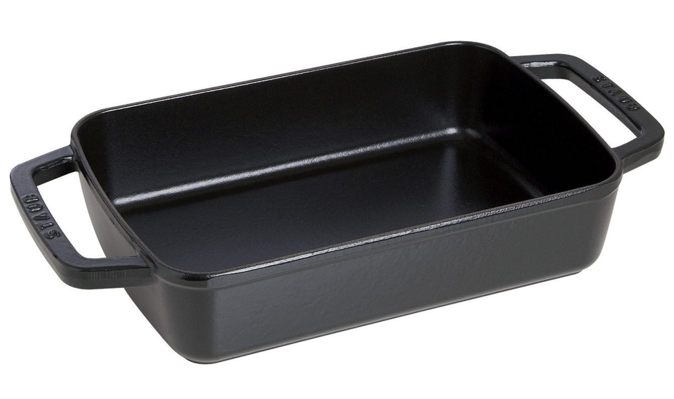 Staub 8x12in Roasting Pan Matte Black