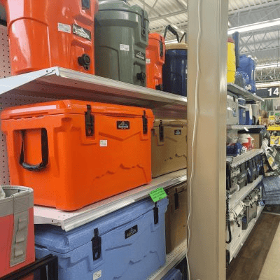 Lone Mountain Coolers on shelf