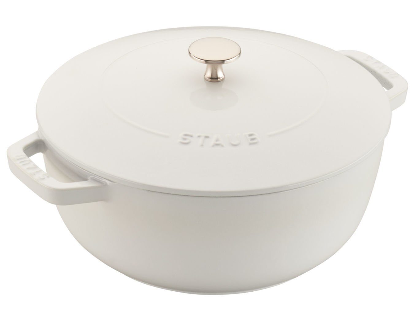 Staub 3.75qt French Oven White