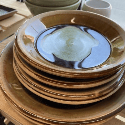 Gangbusters Pottery Plate