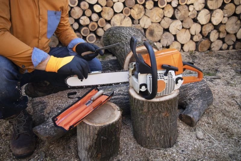 DIY chainsaw sharpening supplies at Owenhouse Ace