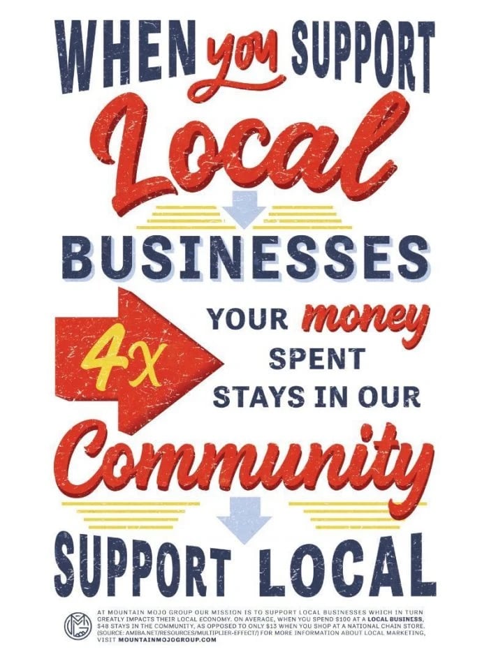 when you support local businesses so much of it goes to the local community when you support local businesses so much of it goes to the local community