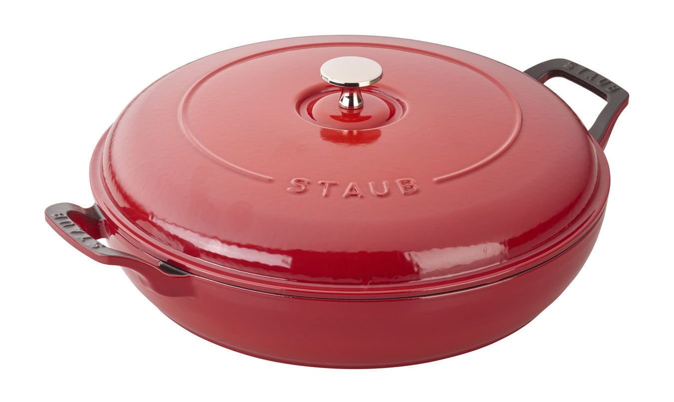 Staub 5qt Braiser Cherry