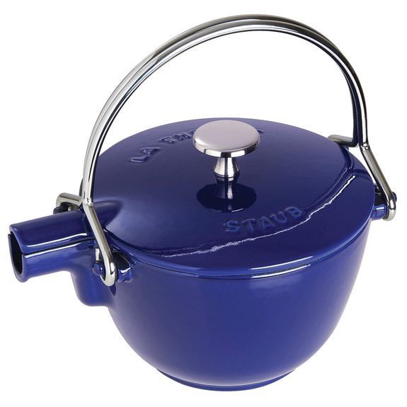 Staub 1qt Tea Kettle Dark Blue