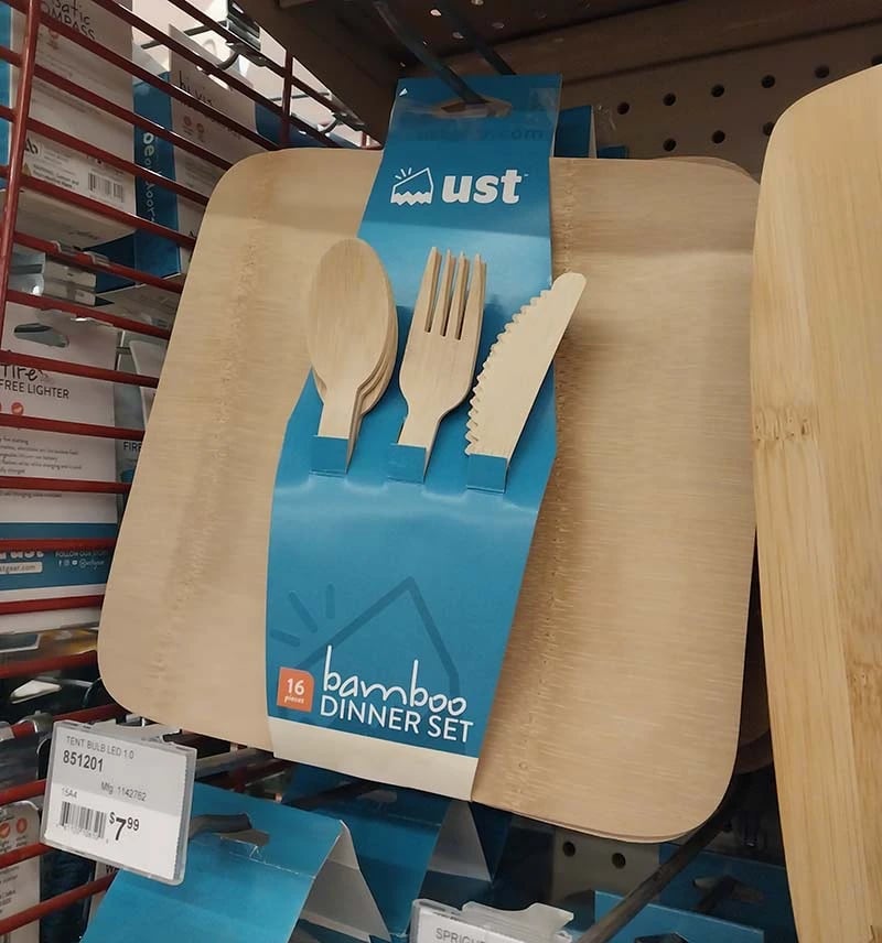 Bamboo Dinner Set