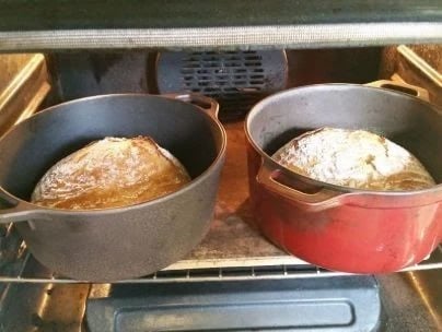 baking your homemade bread dough