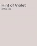 hint of violet by benjamin moore