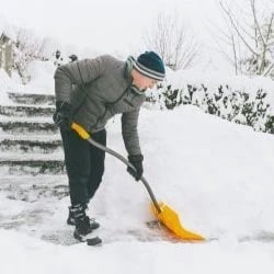 yellow snowshovel yellow snowshovel