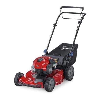toro smartstow gas self-propelled lawn mower