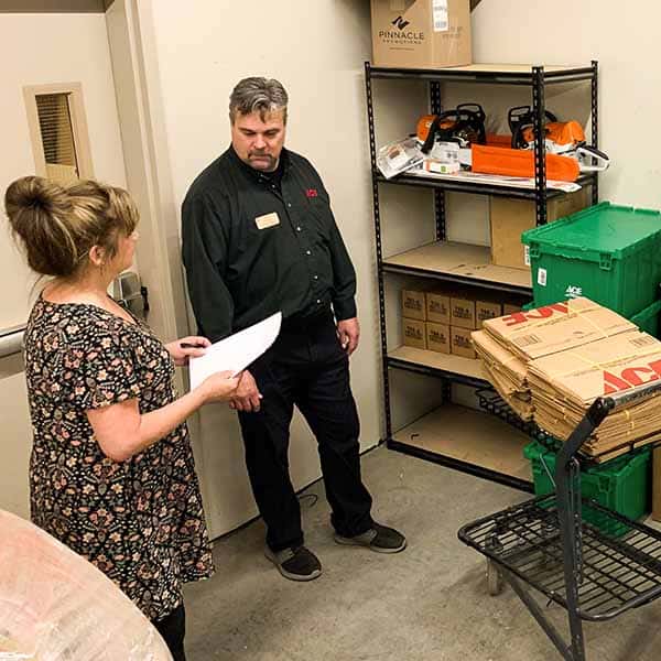 Ace Employees at Work