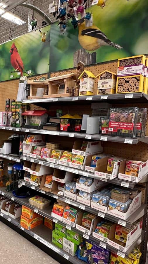 Bird Supplies Aisle at Owenhouse Ace