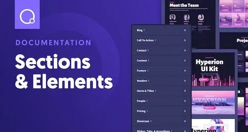 Secciones y Elementos