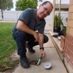 Andrew Leading BPI Termite Baiting Station Check1 Pest Inspection Adelaide
