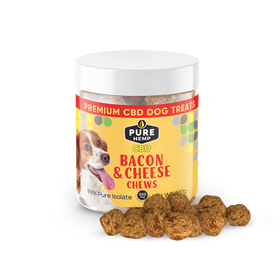 Nano CBD Dog Treats - 300mg Bacon Cheese Chews