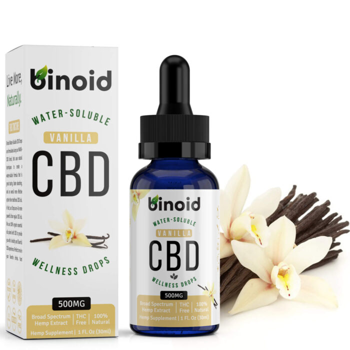 Water-Soluble CBD Drops - Vanilla