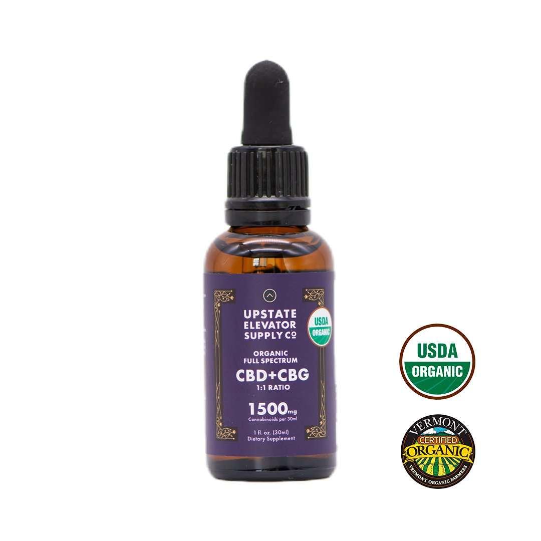 Organic CBG+CBD Hemp Extract, 1500mg